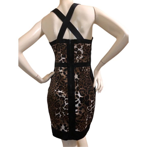 Y2K Jane Norman Satin Leopard Print Dress, - Picture 4 of 15